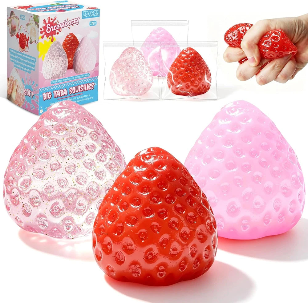 Strawberry Taba Squishy Fidget