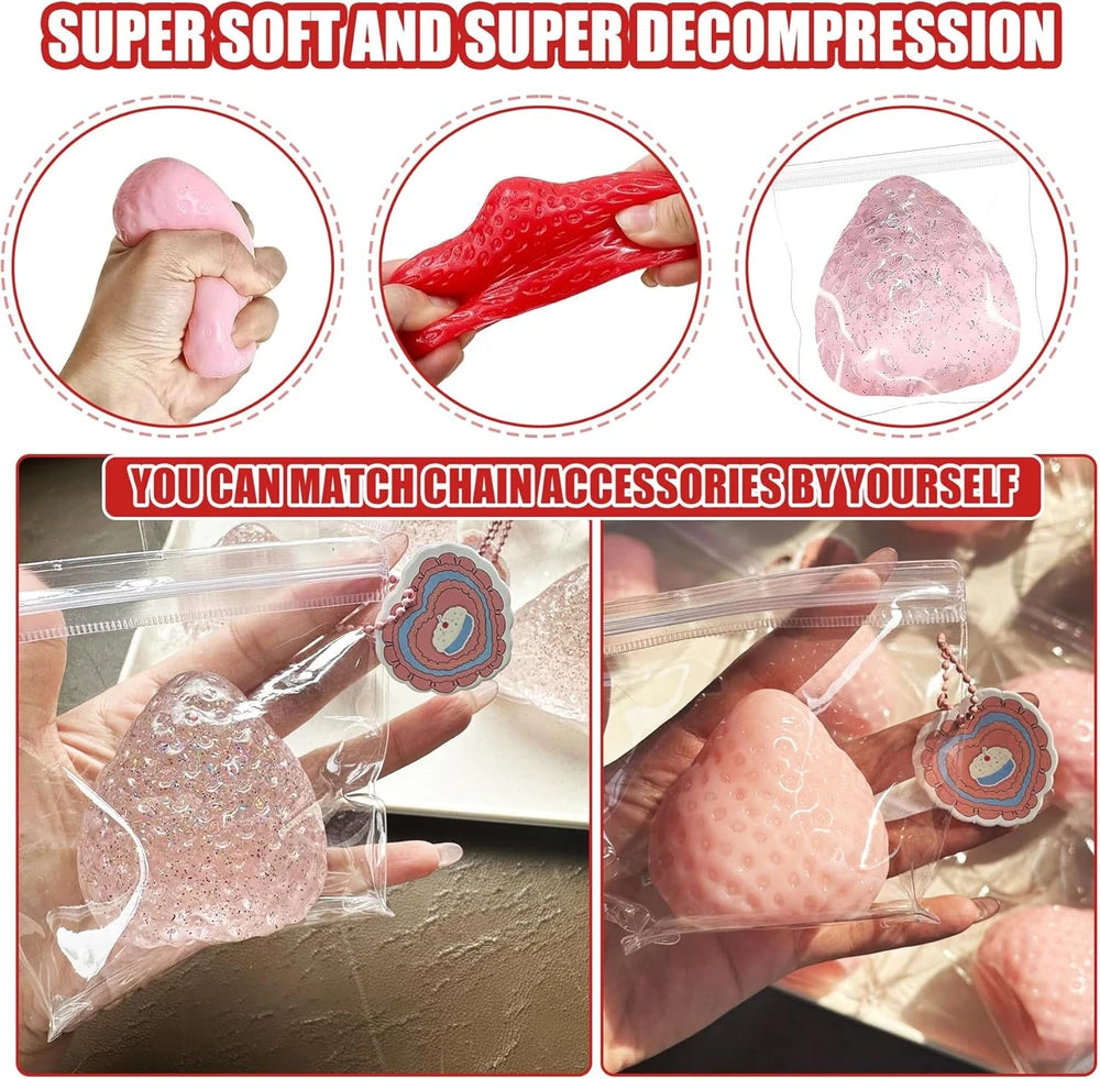 Strawberry Taba Squishy Fidget
