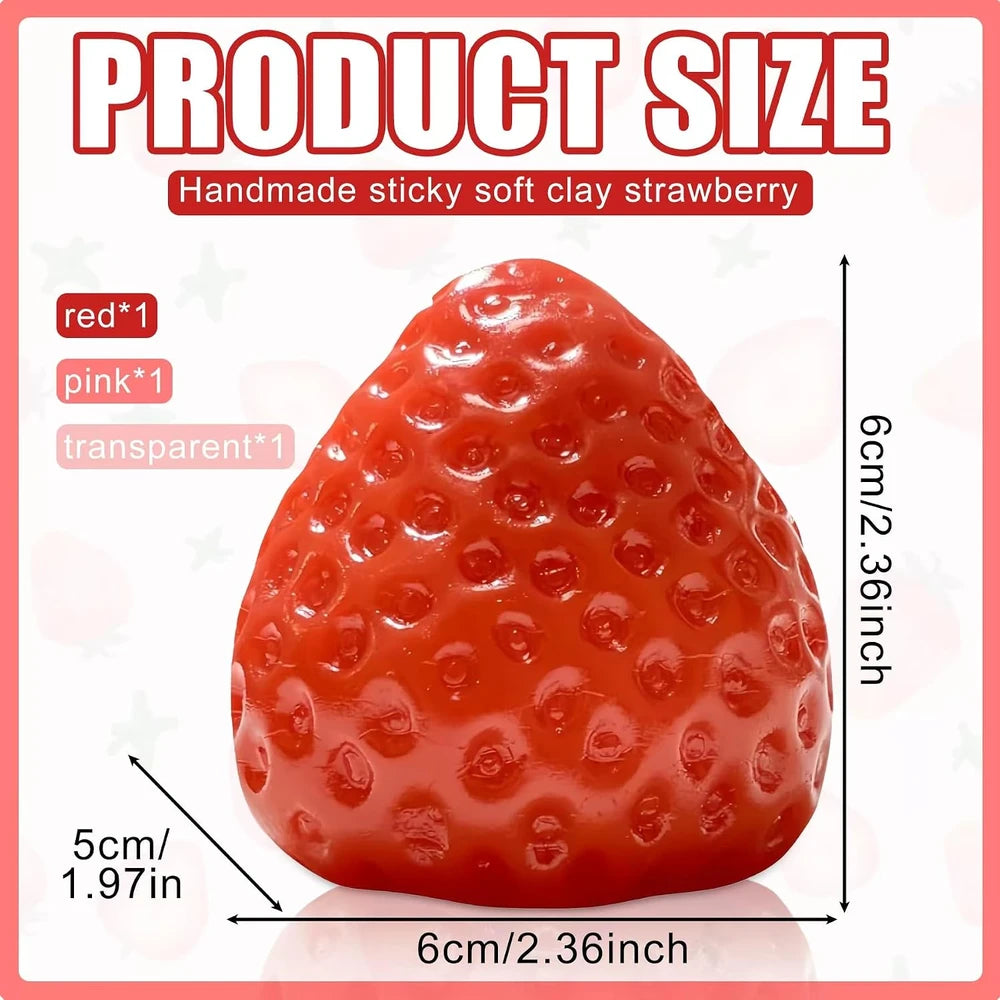 Strawberry Taba Squishy Fidget
