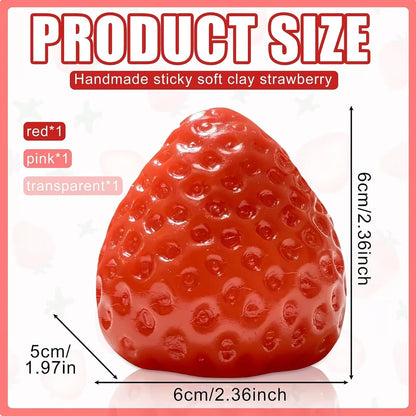Strawberry Taba Squishy Fidget