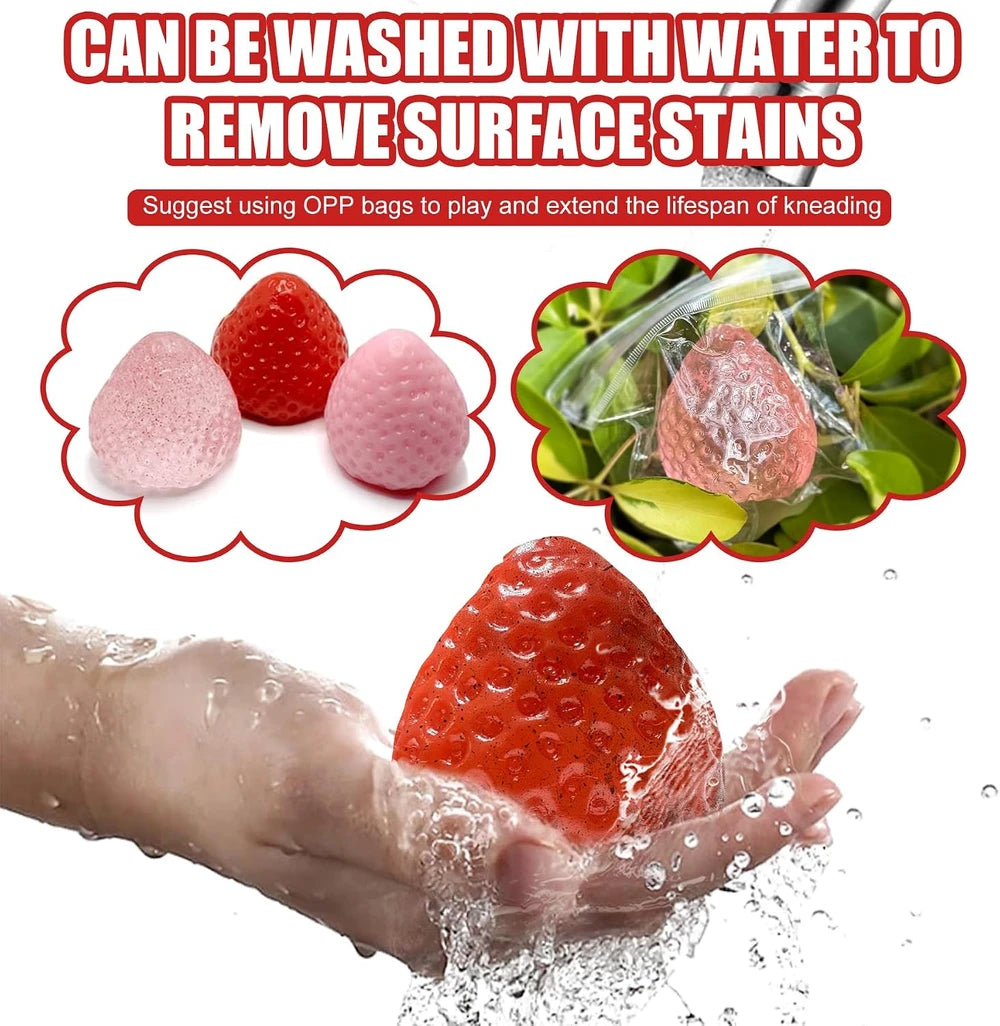 Strawberry Taba Squishy Fidget