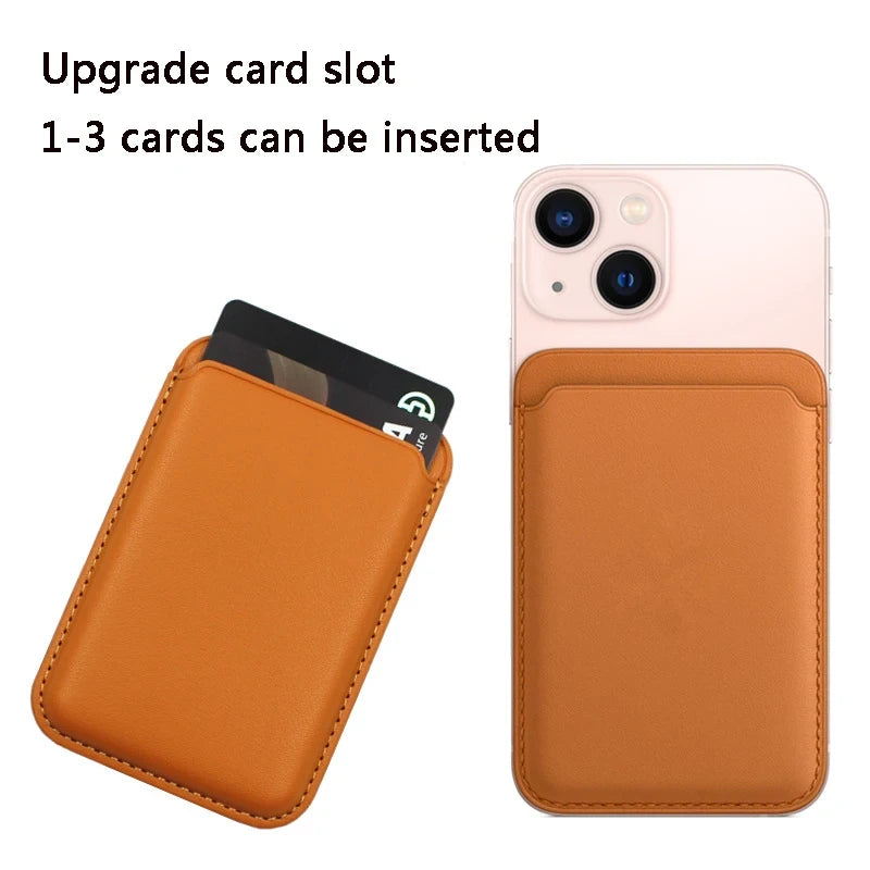 Leather MagSafe Phone Wallet Case