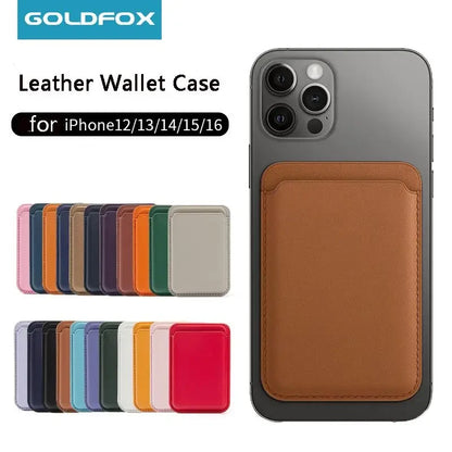 Leather MagSafe Phone Wallet Case