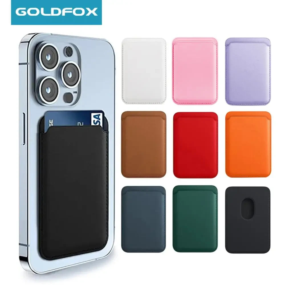 Leather MagSafe Phone Wallet Case