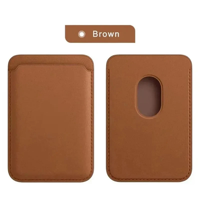 Leather MagSafe Phone Wallet Case