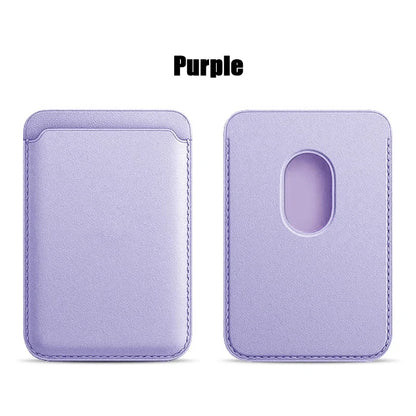 Leather MagSafe Phone Wallet Case