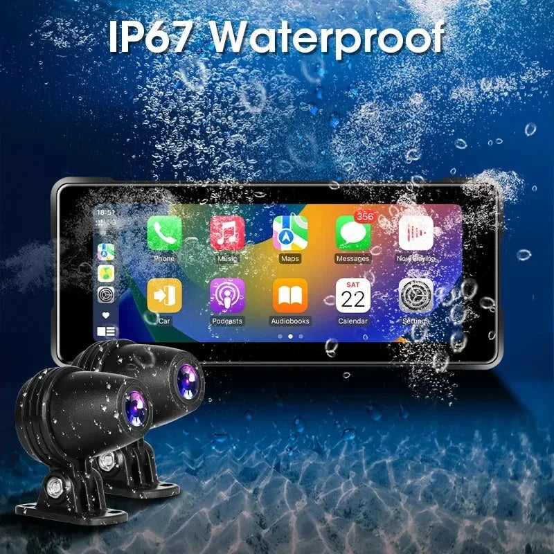 Waterproof Motorcycle GPS Navigation Display