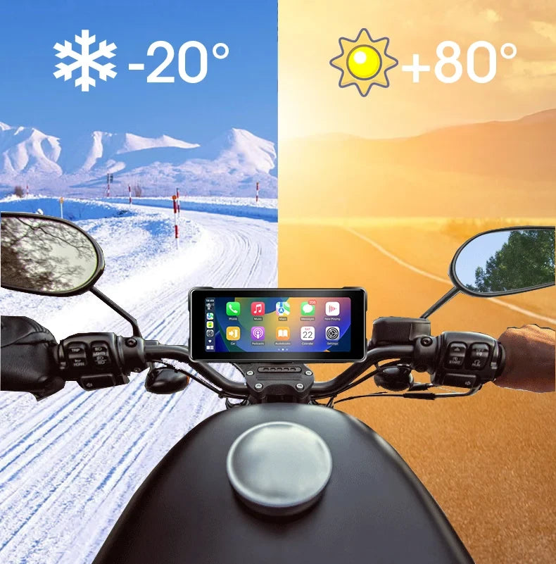 Waterproof Motorcycle GPS Navigation Display