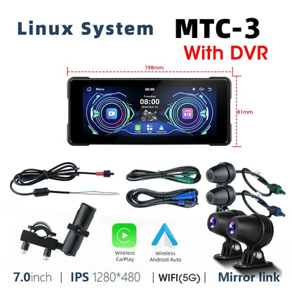 Waterproof Motorcycle GPS Navigation Display