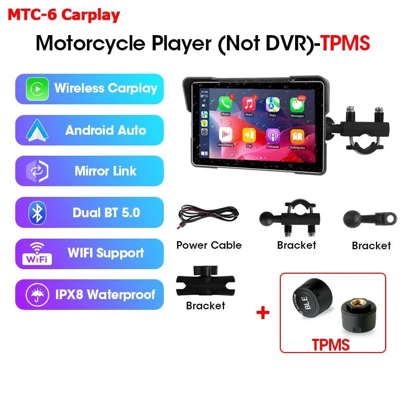 Waterproof Motorcycle GPS Navigation Display