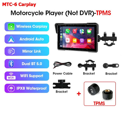 Waterproof Motorcycle GPS Navigation Display