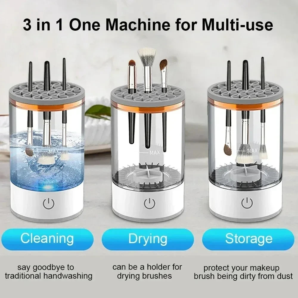Electric Automatic Makeup Brush Cleaner
