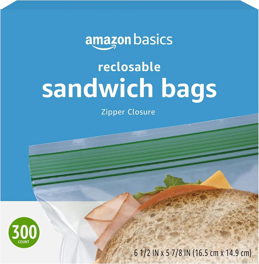 Double Zipper Sandwich Storage Bags