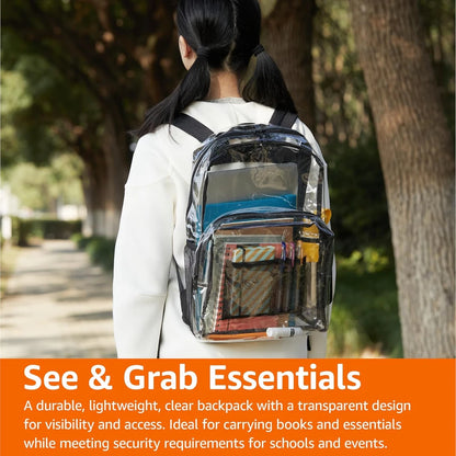 Transparent Clear School Backpack