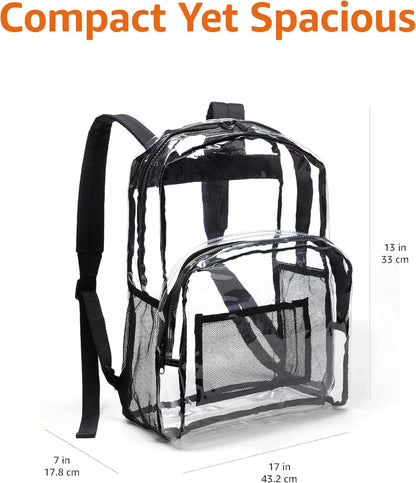 Transparent Clear School Backpack