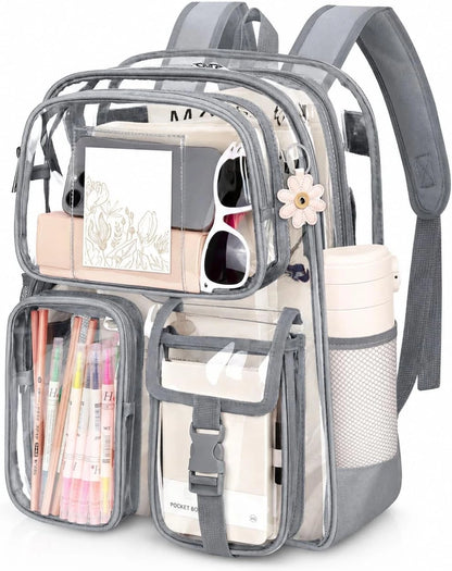 Heavy Duty Transparent School Backpack