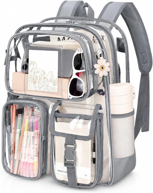 Heavy Duty Transparent School Backpack