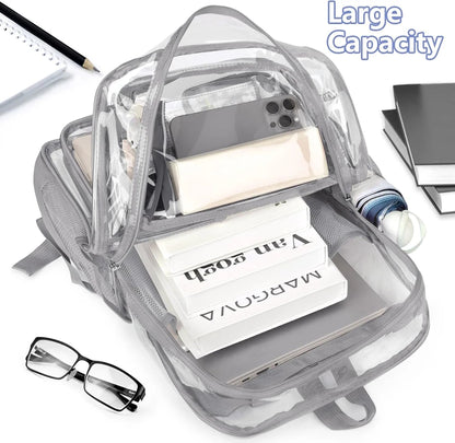 Heavy Duty Transparent School Backpack