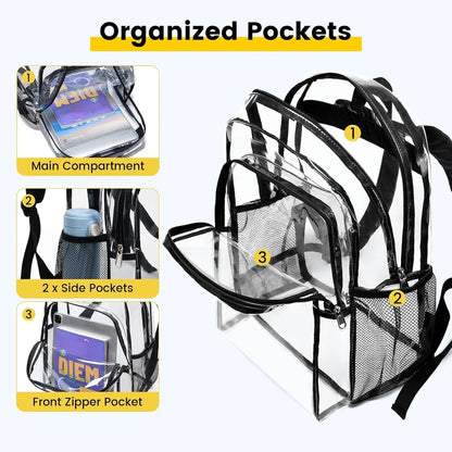 Vorspack Transparent School Backpack