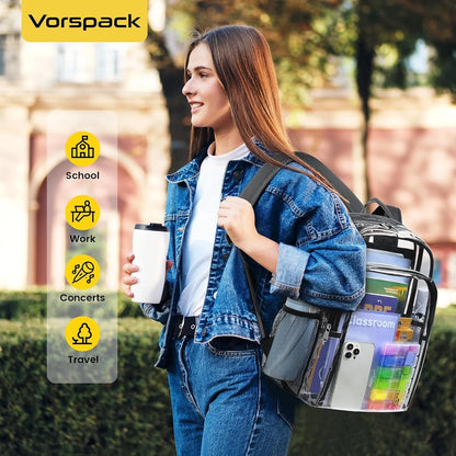 Vorspack Transparent School Backpack