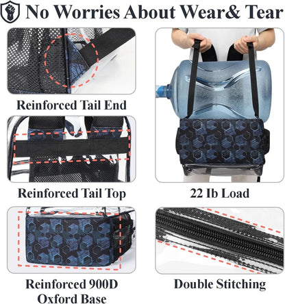 Heavy Duty Clear Backpack