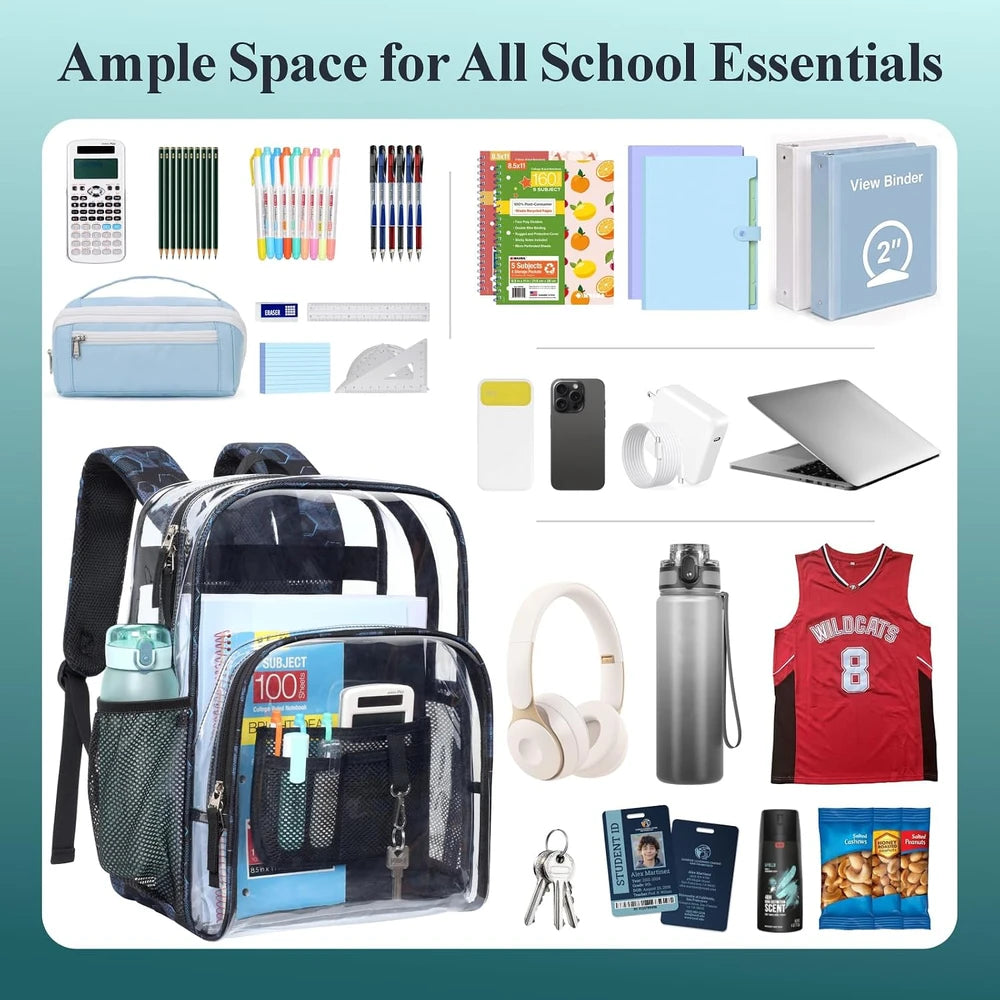 Heavy Duty Clear Backpack