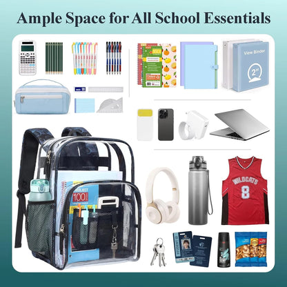 Heavy Duty Clear Backpack