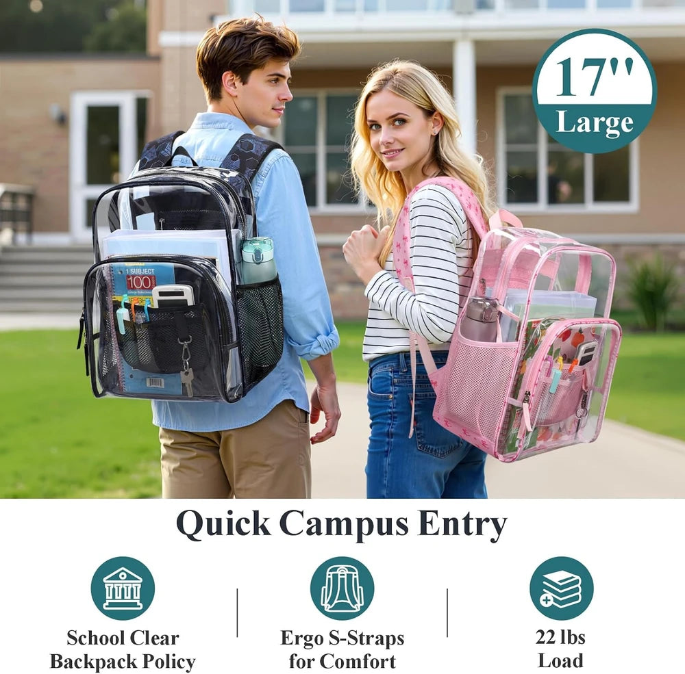 Heavy Duty Clear Backpack