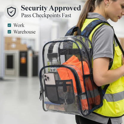 Heavy Duty Clear Backpack