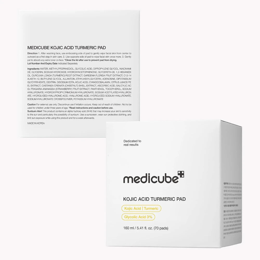 Kojic Acid Turmeric Clarifying Toner Pad