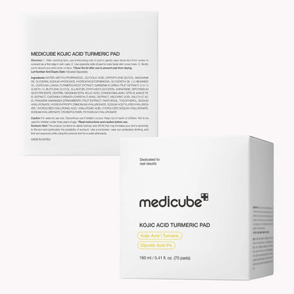 Kojic Acid Turmeric Clarifying Toner Pad