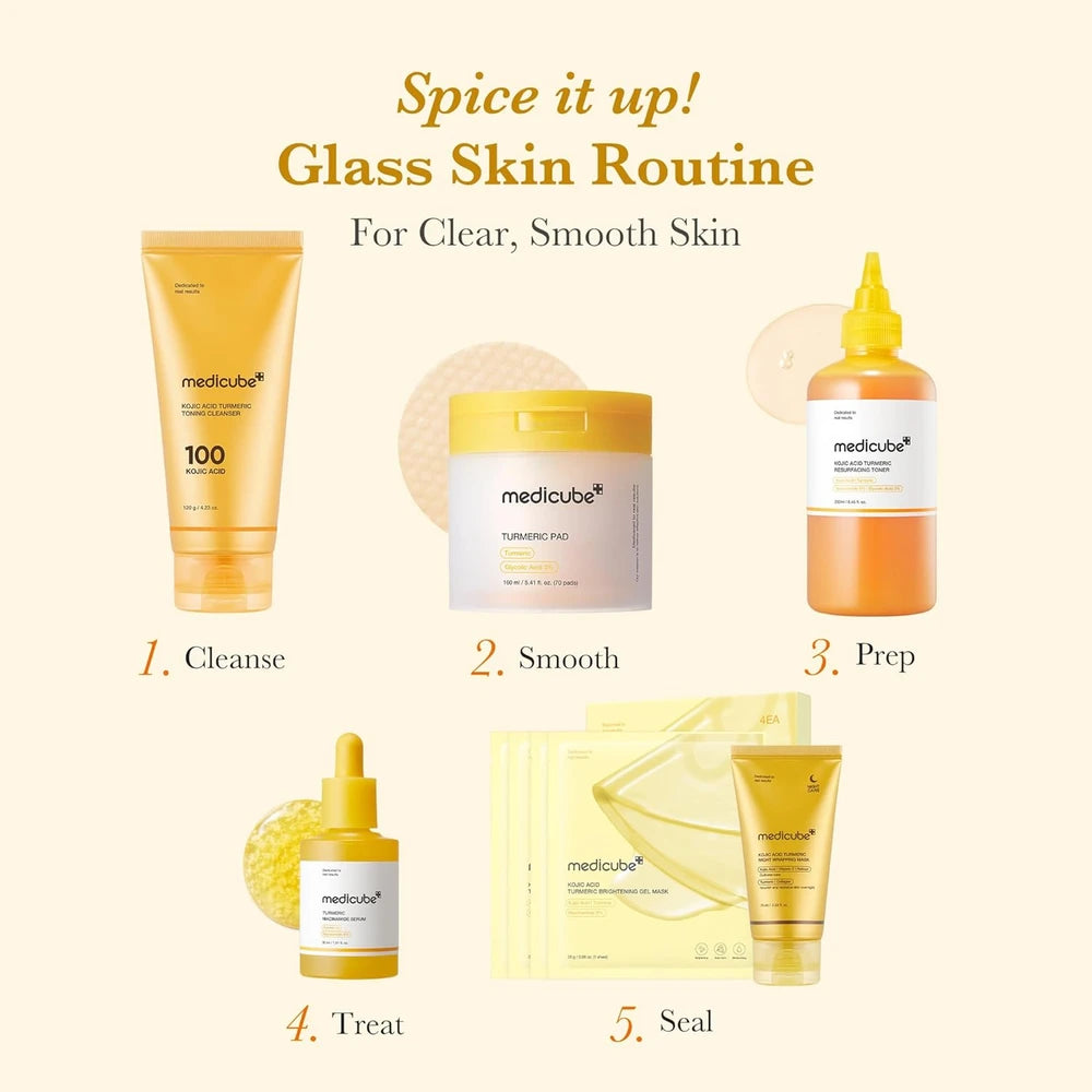Kojic Acid Turmeric Clarifying Toner Pad