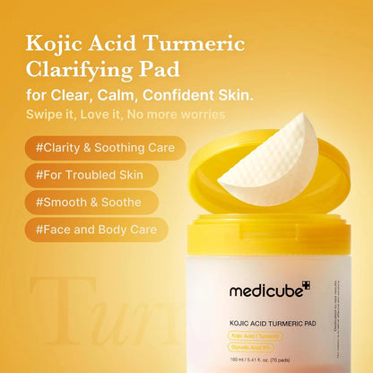 Kojic Acid Turmeric Clarifying Toner Pad