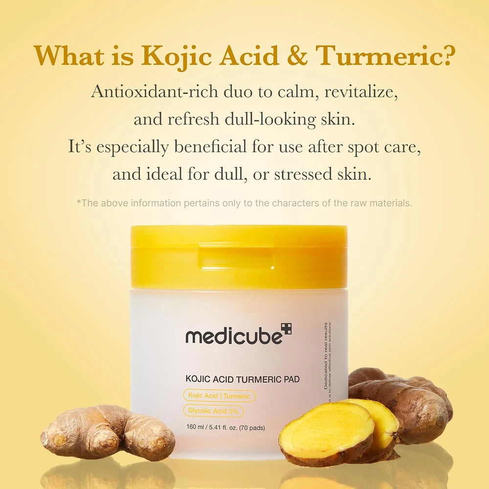 Kojic Acid Turmeric Clarifying Toner Pad