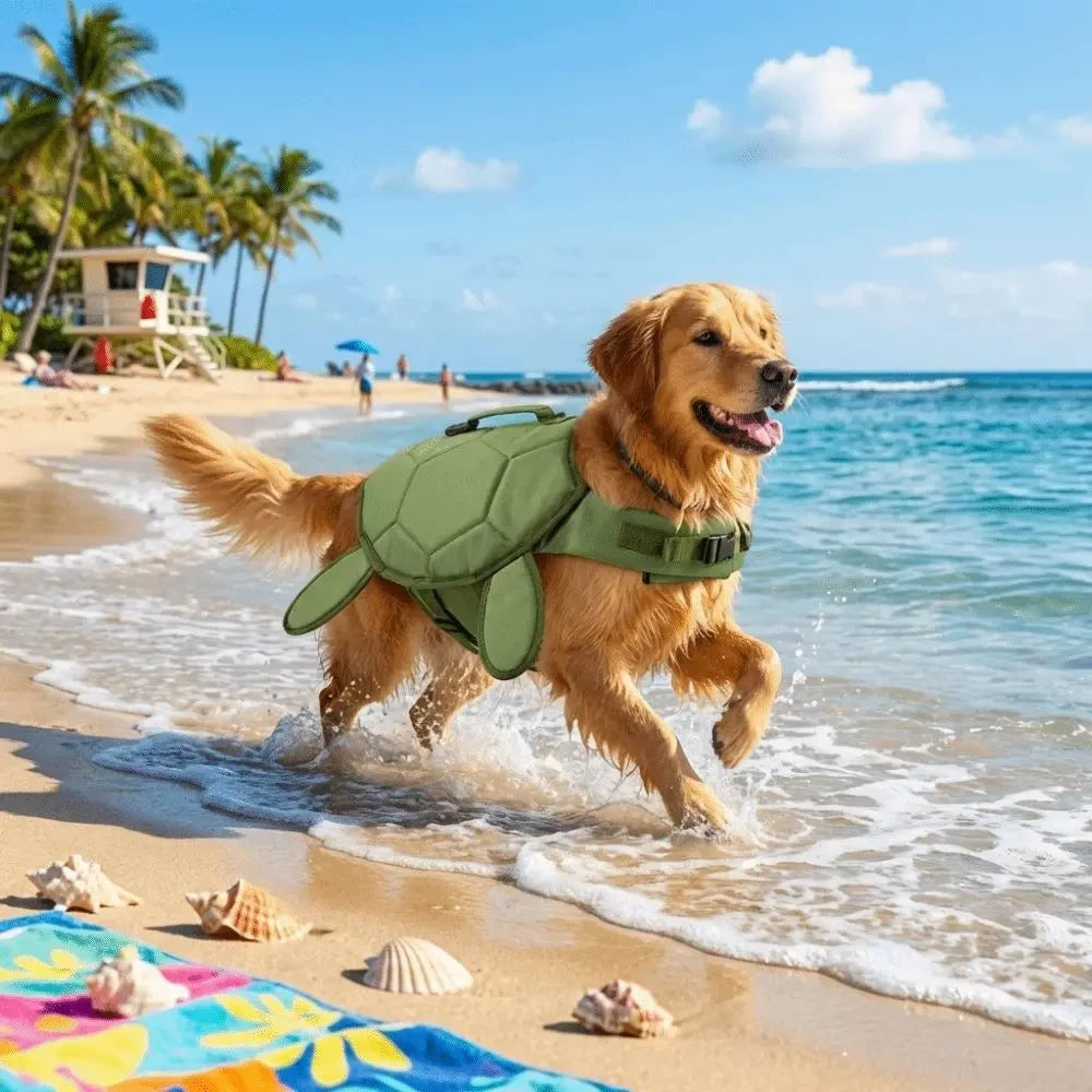 Turtle Shape Dog Life Jacket