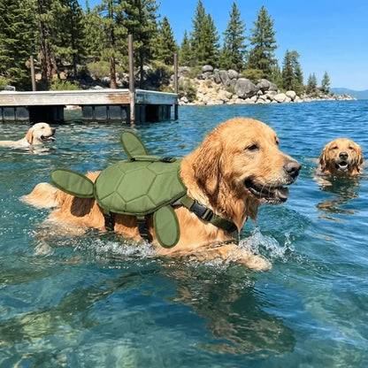 Turtle Shape Dog Life Jacket