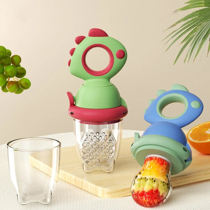 Dinosaur Rotate Fresh Fruit Baby Feeder