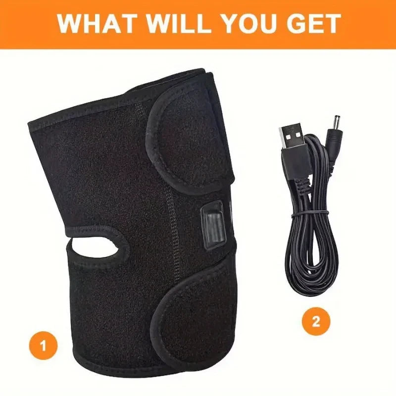 USB Electric Heated Knee Brace for Joint Pain Relief