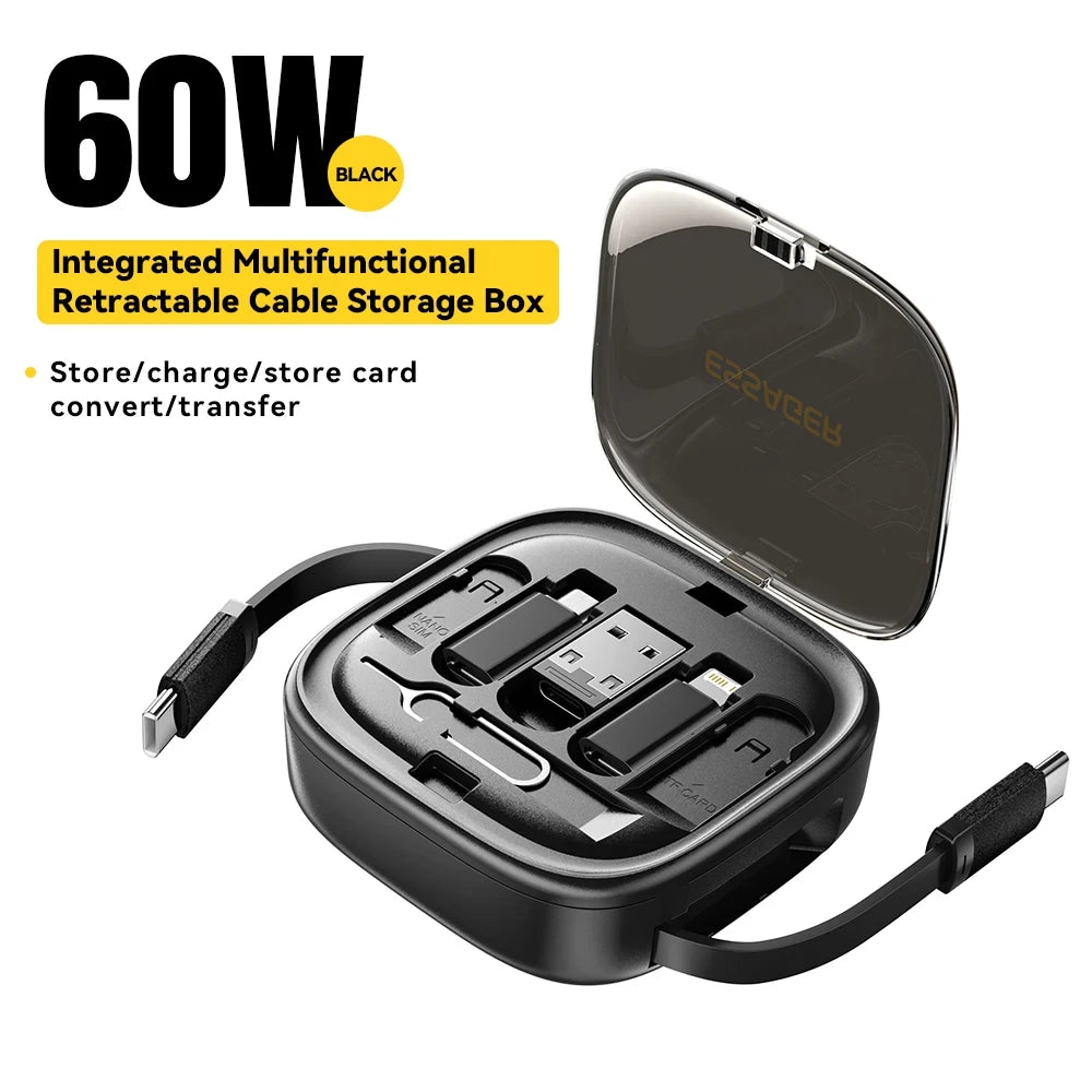 Essager USB C Charging Cable Storage Box