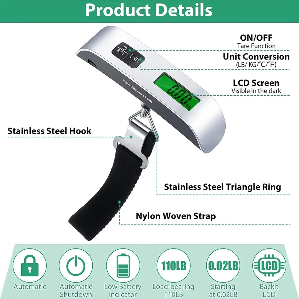 Portable Digital Luggage Scale