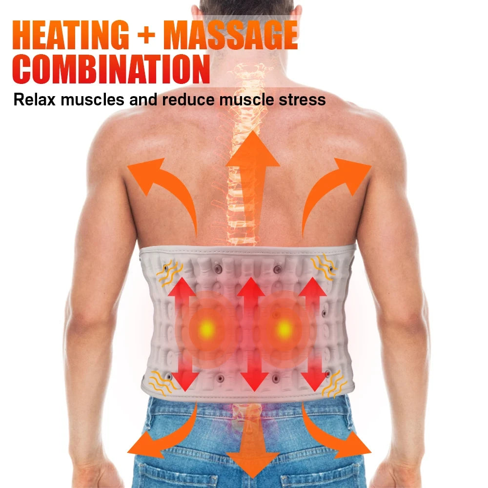 Inflatable Heating Waist Massager
