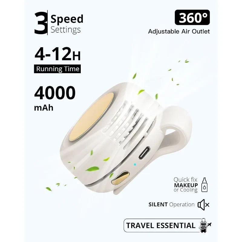Portable Mini Bladeless Waist Fan