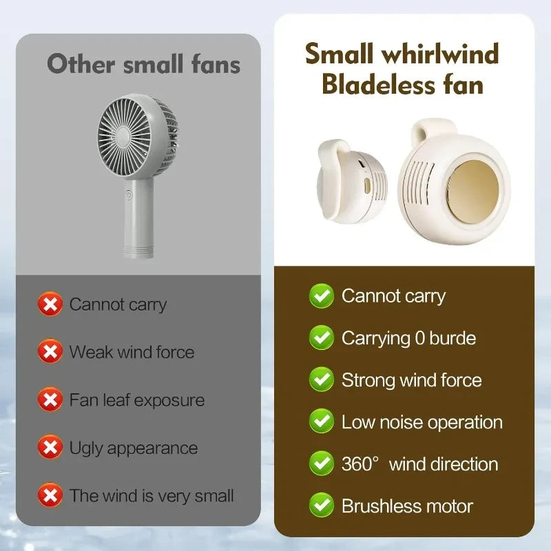 Portable Mini Bladeless Waist Fan