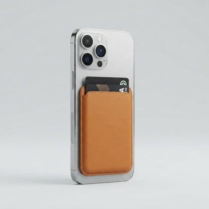 Leather MagSafe Phone Wallet Case